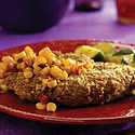 Mexican-Style Milanesa with Smoky Corn Relish